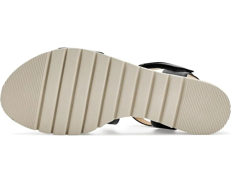 Сандалии Triple с тремя регулируемыми ремешками и клиновидной подошвой David Tate