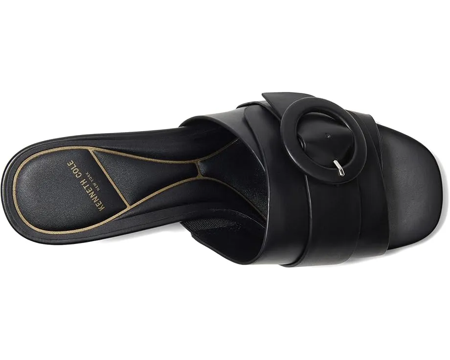 Босоножки Valentina на шпильке с крупной пряжкой из натуральной кожи