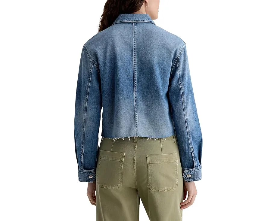 Короткая рубашка-куртка Valleta Utility в цвете Abyss от AG Jeans