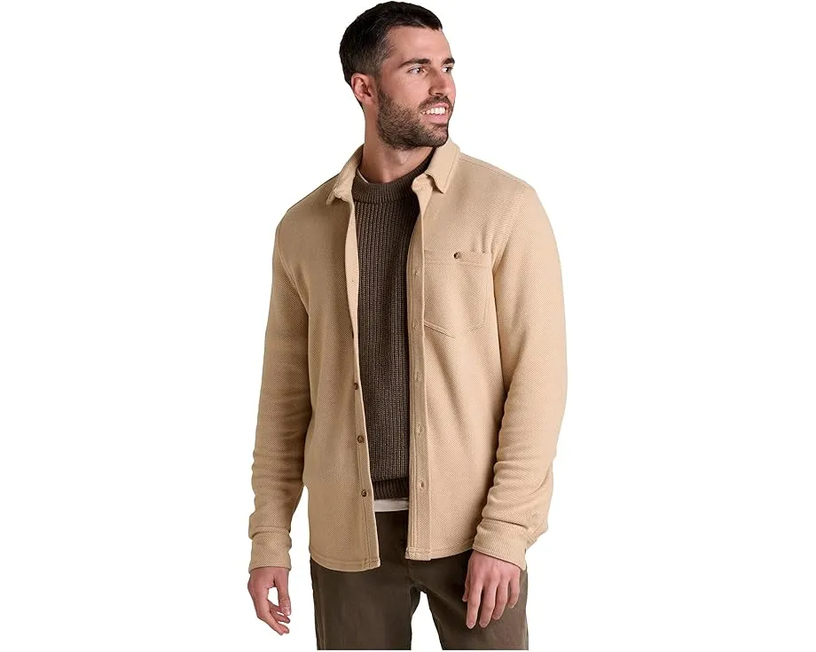 Рубашка Toad&Co Shadowbrook с длинным рукавом из джерси и воротником