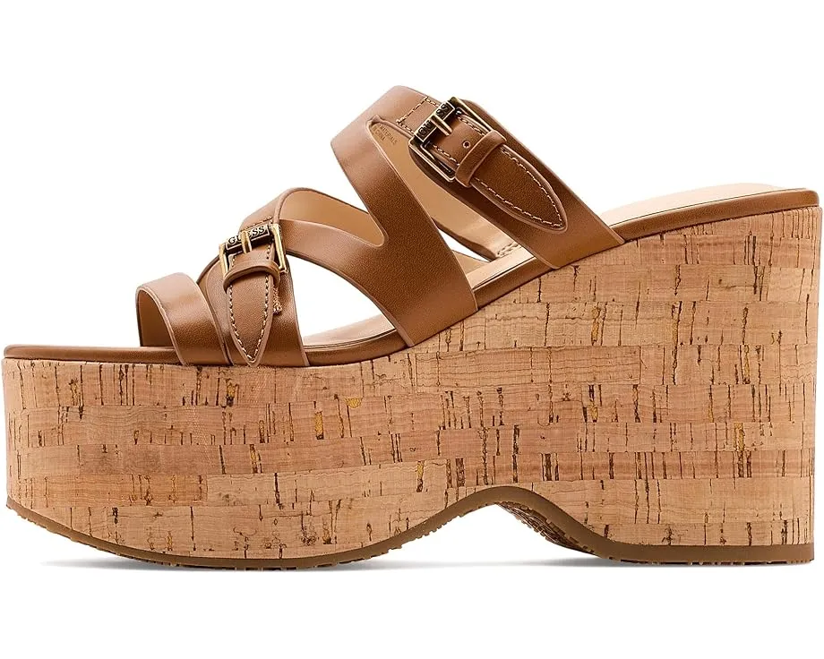 Сандалии на платформе GUESS Nailah с массивным каблуком и регулируемыми ремешками