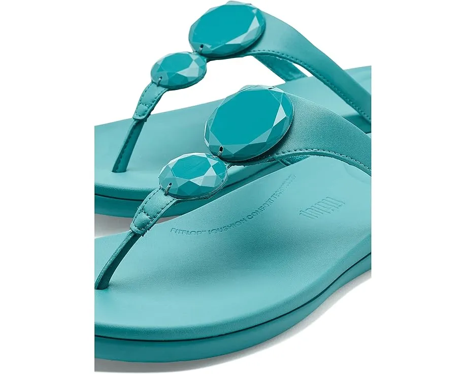Босоножки Solay Glossy Disc с перепонкой на мыске FitFlop