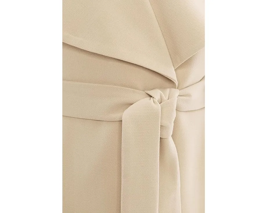 Пальто Lauren Ralph Lauren с запахом и поясом из крепа