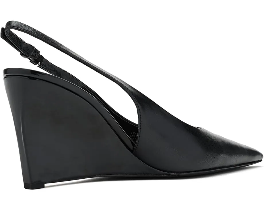 Босоножки на танкетке 75mm Gigi Slingback от Tory Burch с острым носком
