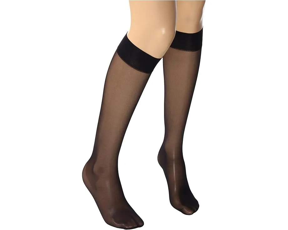 Гольфы Wolford Satin Touch 20 с широкой мягкой резинкой