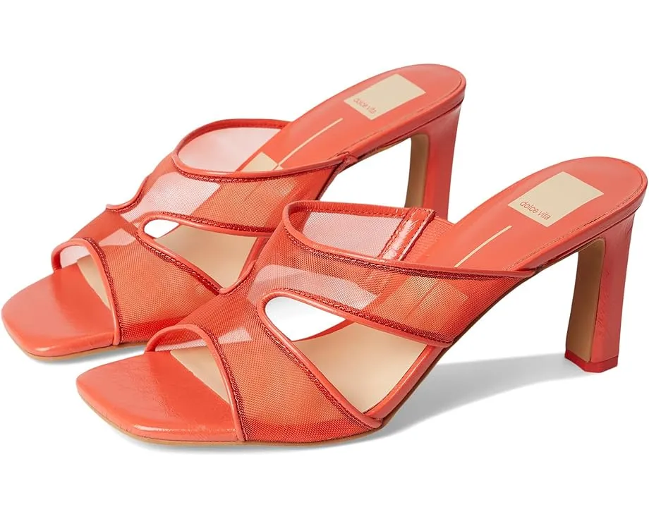 Босоножки Gitel на тонком каблуке с вырезами по бокам и эластичными вставками Dolce Vita