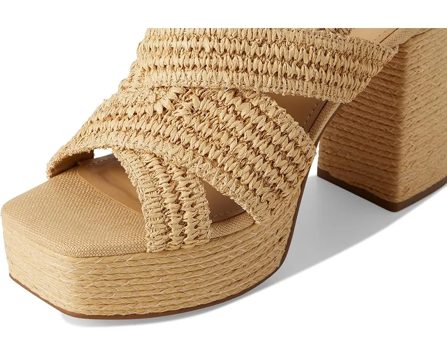 Сандалии Marc Fisher LTD Caddy на высоком квадратном каблуке с плетеными деталями