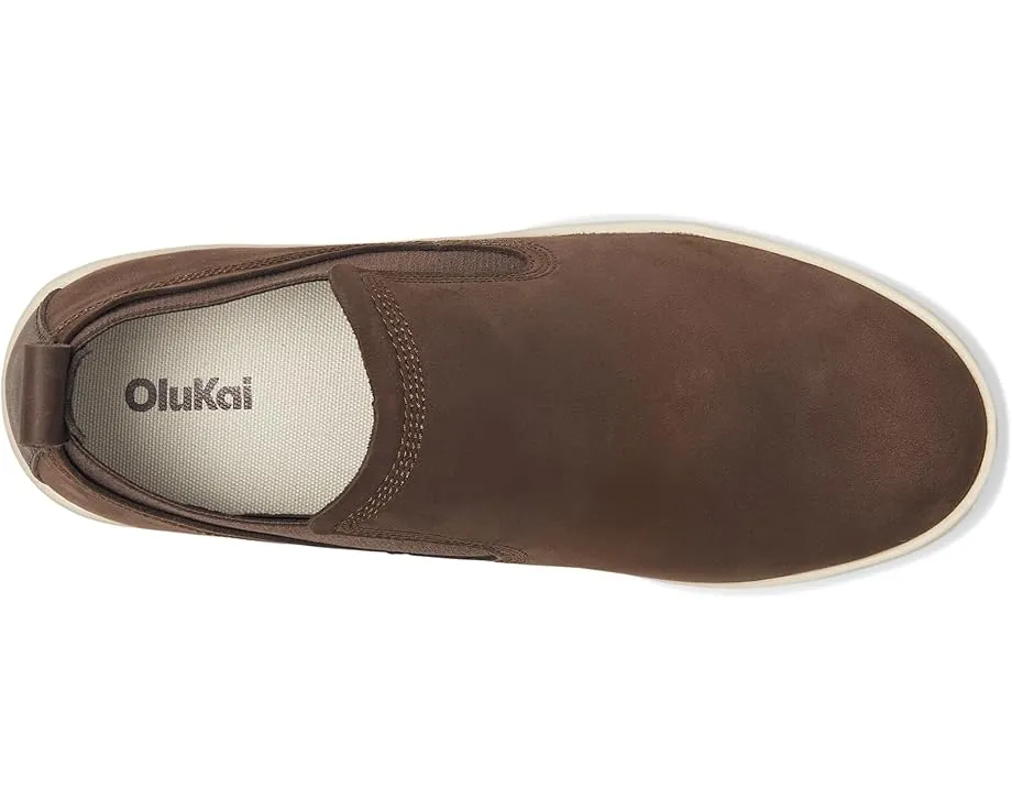 Ботинки OluKai Pehuea Mid из водонепроницаемой кожи с удобной стелькой EVA