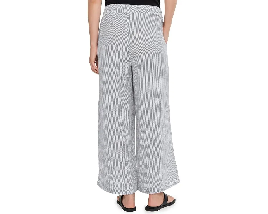 Брюки Eileen Fisher из полосатого органического хлопка