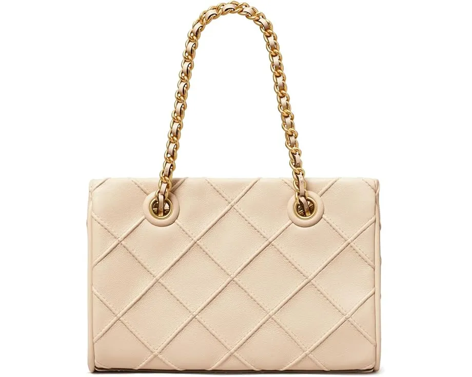 Стёганая сумка Tory Burch Fleming Soft Mini Chain Tote на цепочке