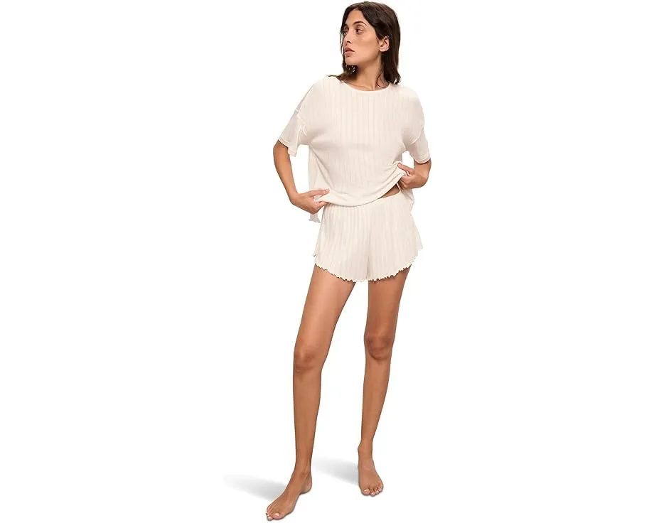 Шорты Pointelle с ажурным узором от Eberjey