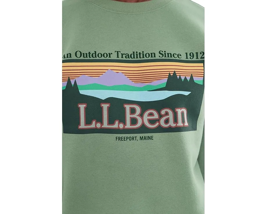 Базовый худи L.L.Bean с логотипом и воротником-гольф
