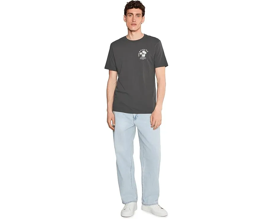 Футболка RVCA Soil Co Short Sleeve с контрастной отстрочкой