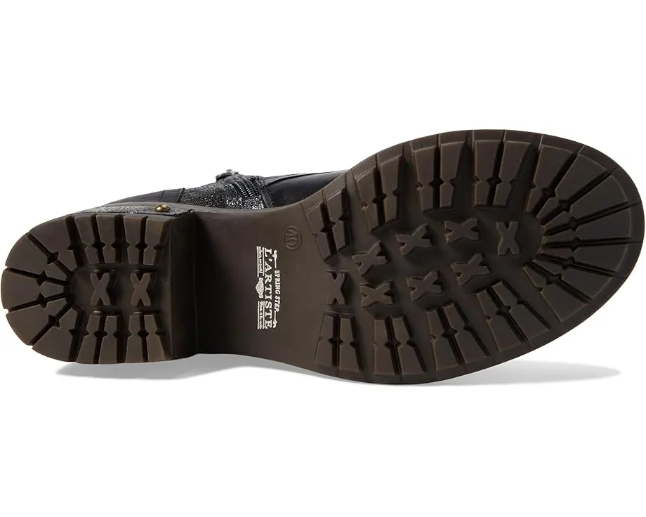 Ботильоны L'Artiste by Spring Step Marty-Met с металлическим эффектом и цветочным принтом