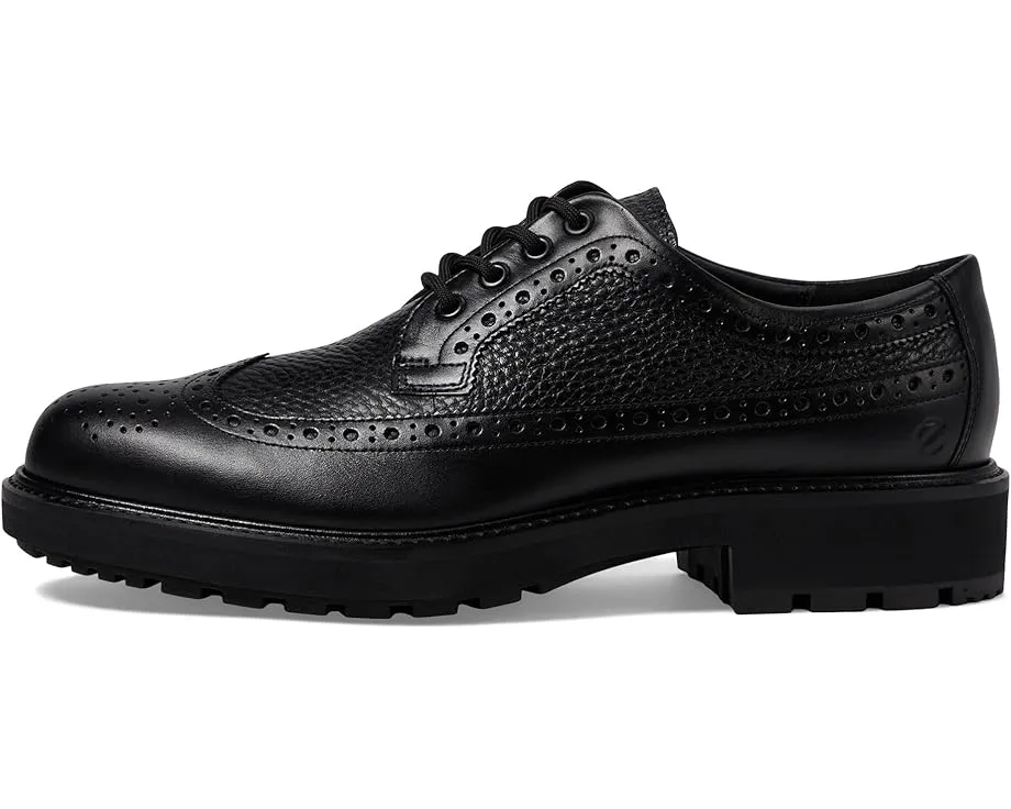 Оксфорды ECCO Oslo Wing Tip в стиле броги с резиновой подошвой