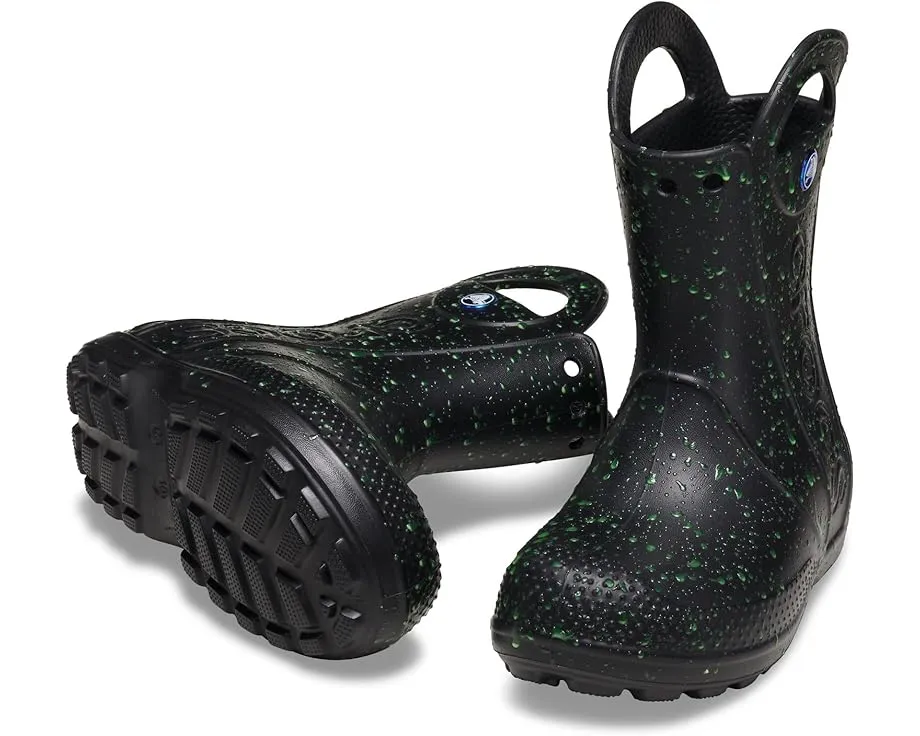 Детские резиновые сапоги Handle it Rain Boot от Crocs с радугой