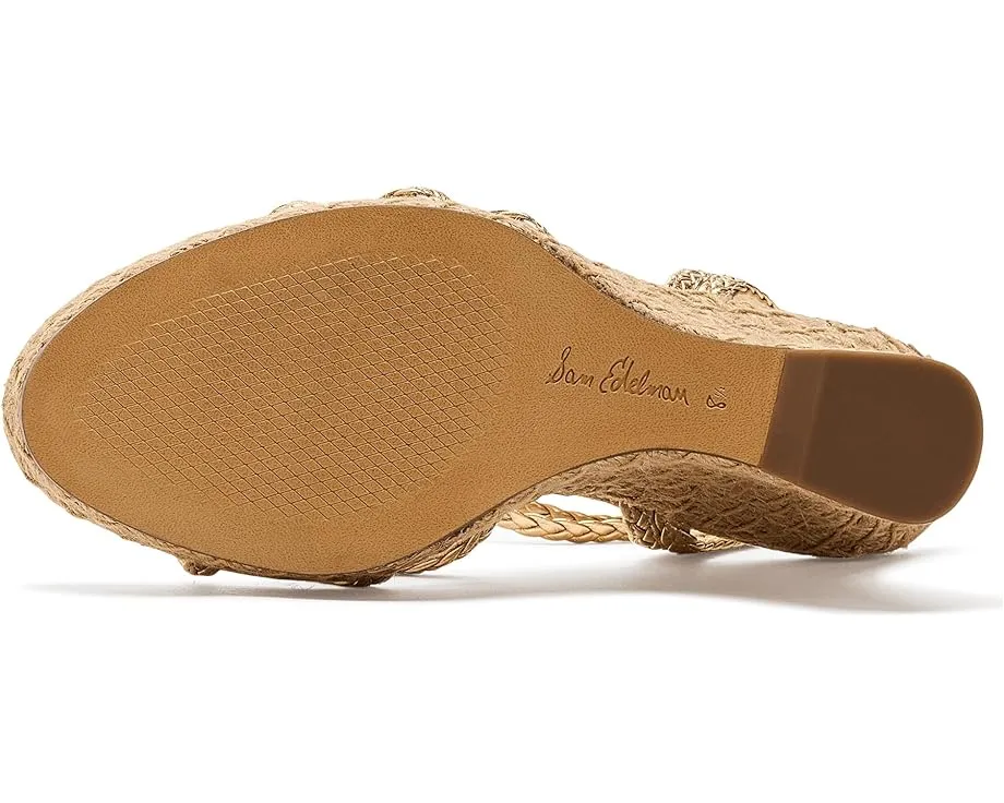 Сандалии Sam Edelman Mindie на танкетке с круглым мысом