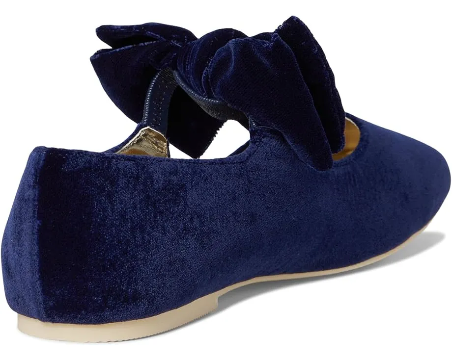 Детские балетки Janie and Jack с бантом и регулируемой пряжкой на щиколотке