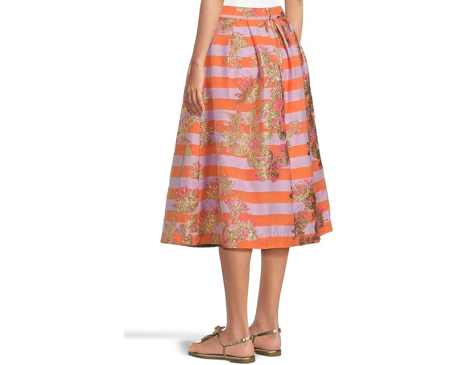 Lilly Pulitzer Юбка миди Lauderdale с плиссировкой