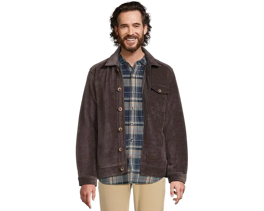 Куртка Tommy Bahama Sumner Ridge с отделкой из искусственной кожи