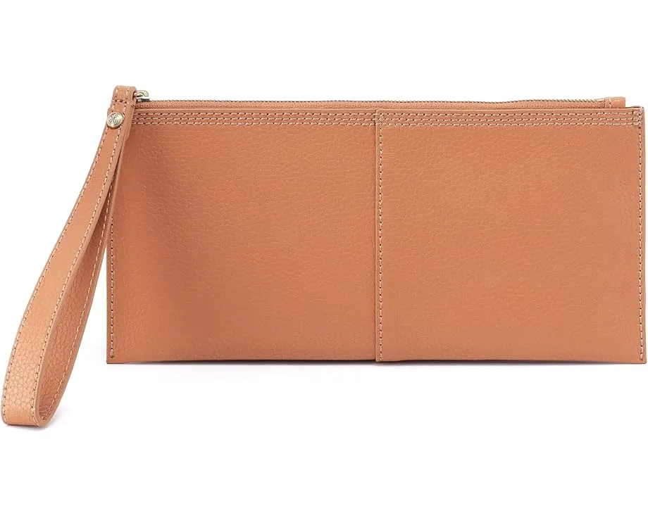 Большой кожаный клатч HOBO Vida с ремешком на запястье