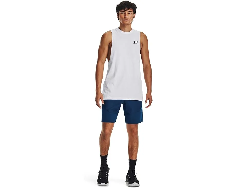 Мужской майка Under Armour Left Chest Cutoff с усиленной подвижностью