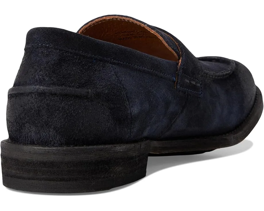 Мокасины Tyler Flex Penny из премиальной кожи с круглым носком и квадратным каблуком