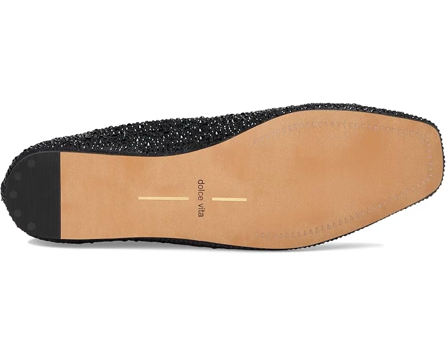 Балетки Reyes Crystal с квадратным носком и стразами