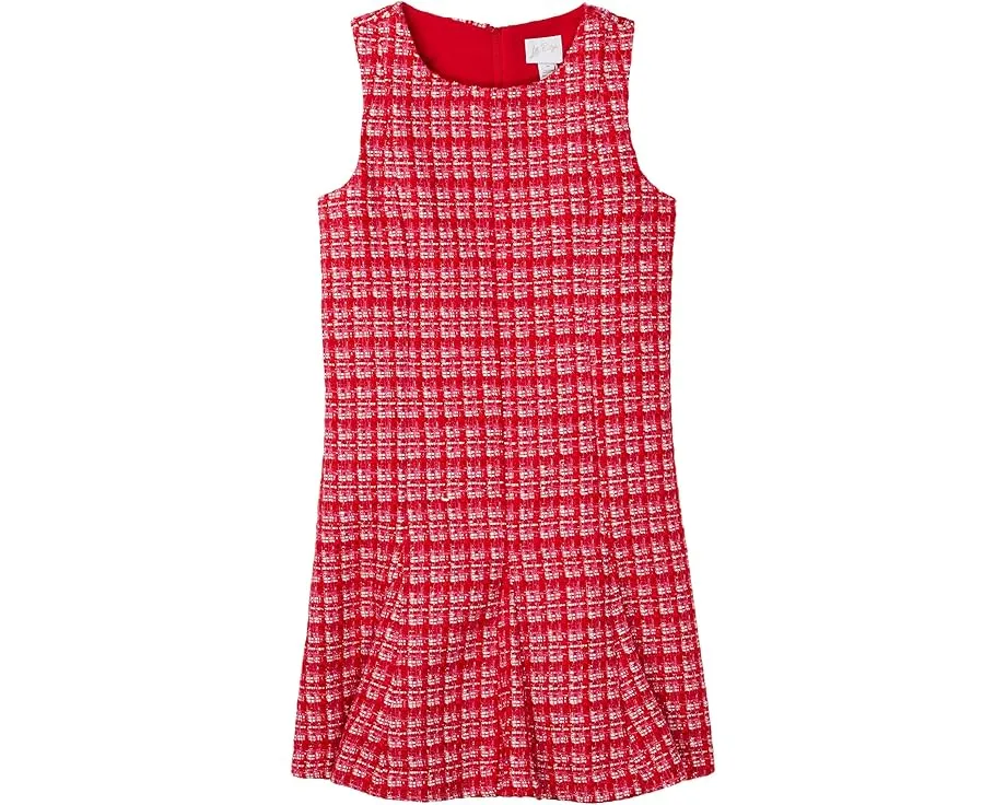 Платье Lilly Pulitzer Kids Mini Enya с клетчатым принтом и застежкой на молнии