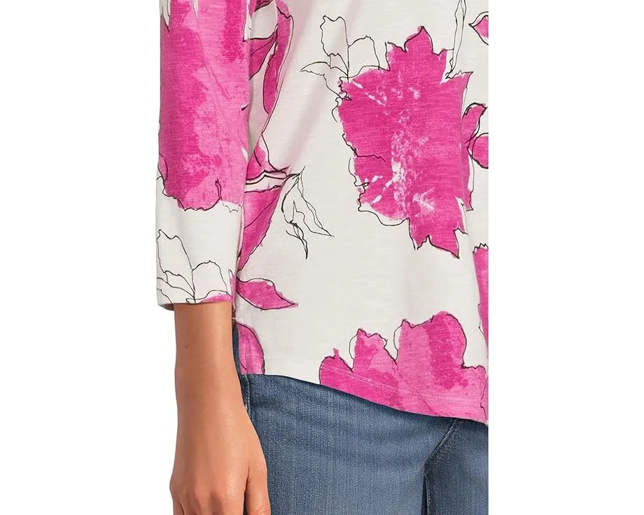 Футболка Tommy Bahama Ashby Isles Gilded Petals с трехчетвертными рукавами и принтом