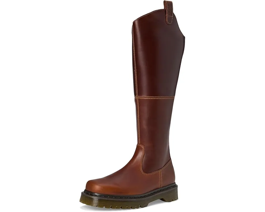 Сапоги Dr. Martens Amaayah Hi Leather Bex Riding до колена на платформе