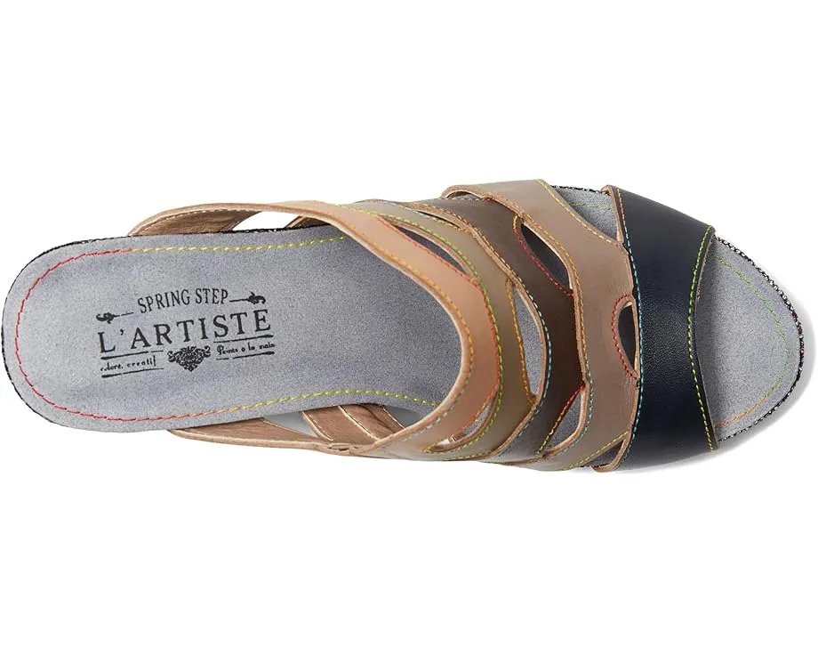 L'Artiste by Spring Step Сандалии Pita с волнообразным верхом и конусным каблуком