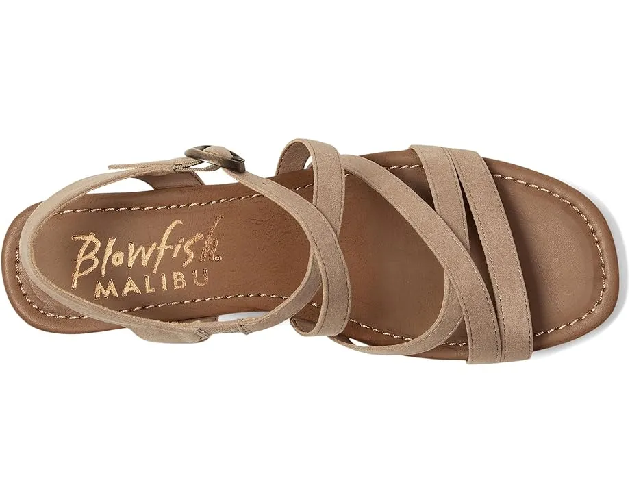 Босоножки Blowfish Malibu Aurora на платформе с ремешками и пробковым клином