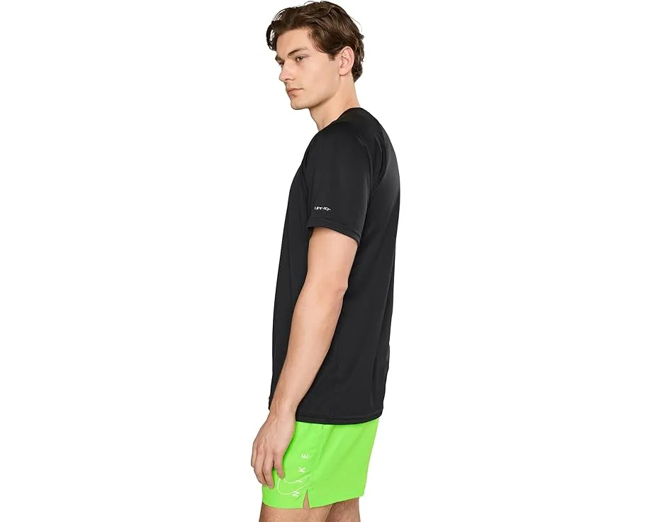Футболка Nike Hydroguard Outline Swoosh Dri-FIT UV с защитой UPF 40+ и коротким рукавом