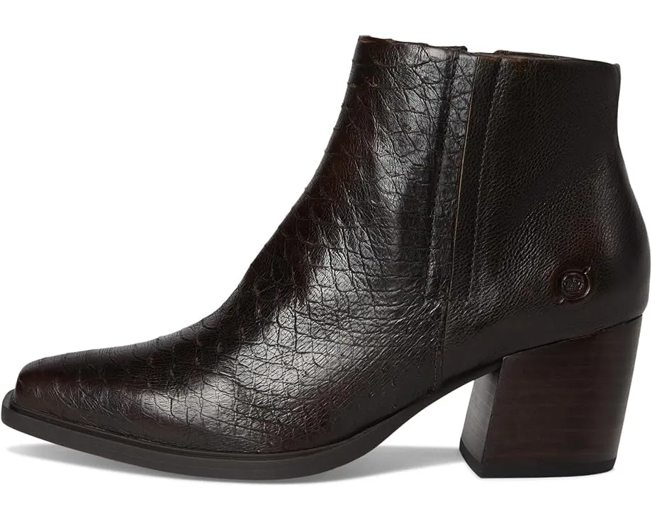 Ботинки Born Aiken с квадратным носком из итальянской кожи и боковой молнией