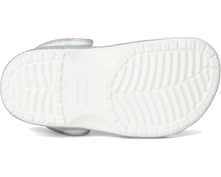 Crocs Classic Glitter Clogs блестящие сабо для малышей
