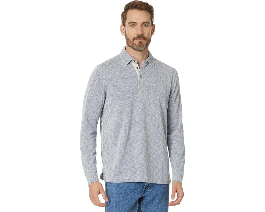 Длинный поло Johnston & Murphy Vintage с эффектом утолщенной нити