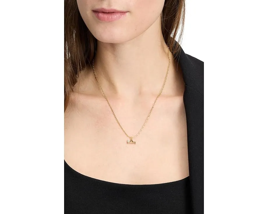 Мини-кулон со знаком зодиака Весы от Kate Spade New York