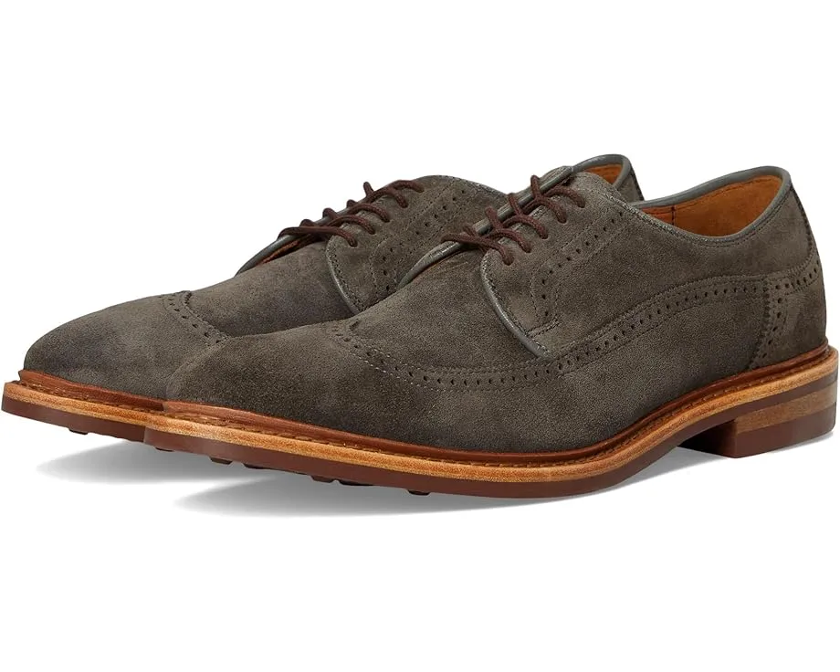 Туфли Allen Edmonds Winstonmok Derby из замши с контрастной строчкой