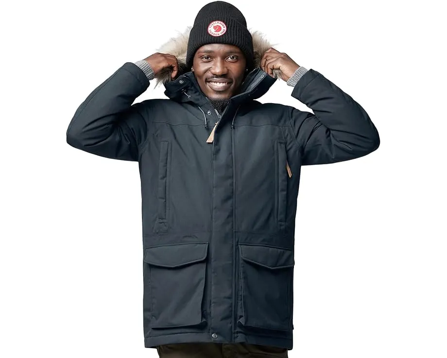 Парка Fjällräven Nuuk Lite с капюшоном и съемным мехом