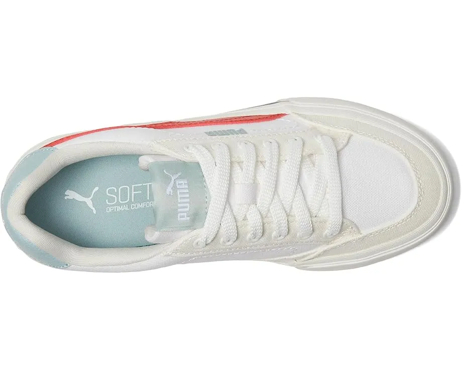 Детские кроссовки Puma Court Classic Vulc с кожаным верхом и вулканизированной подошвой