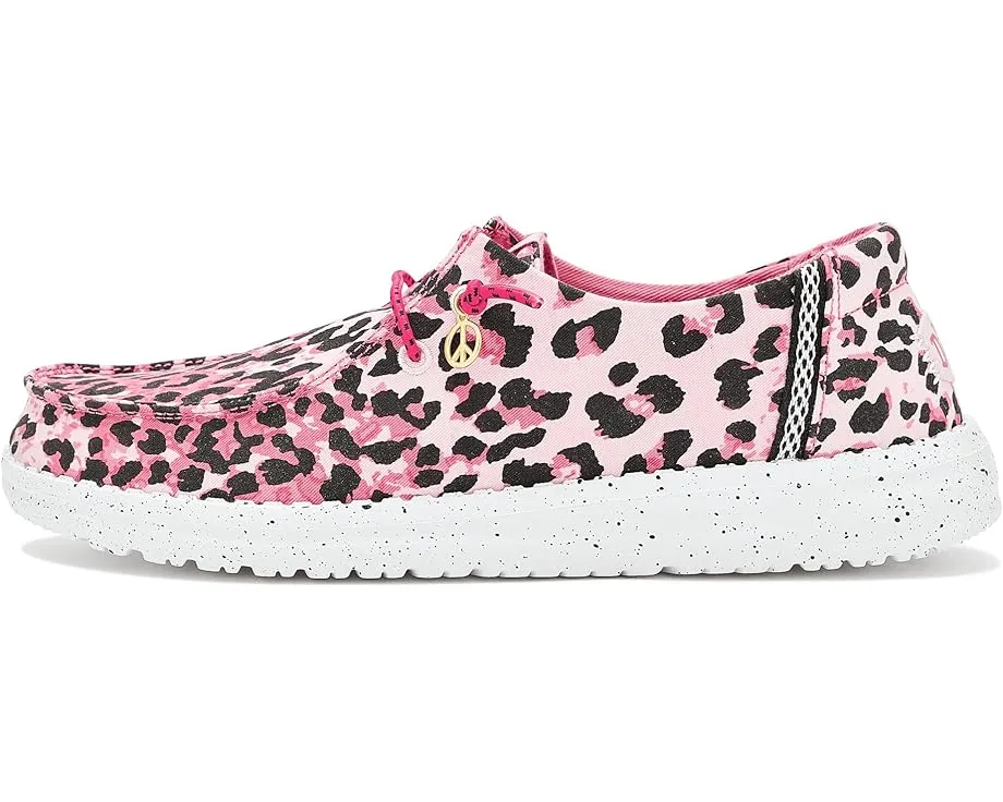 Кроссовки Wendy Print с леопардовым принтом и эластичными шнурками