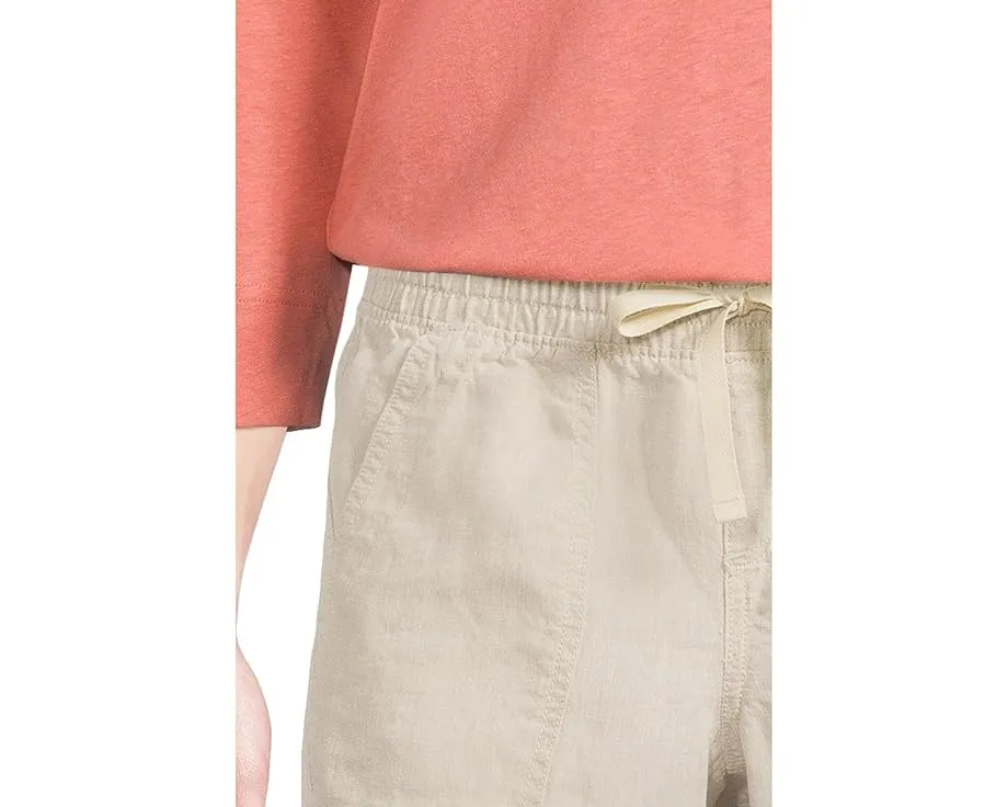 Льняные шорты L.L.Bean Premium Linen длиной 6 дюймов с поясом на шнурке