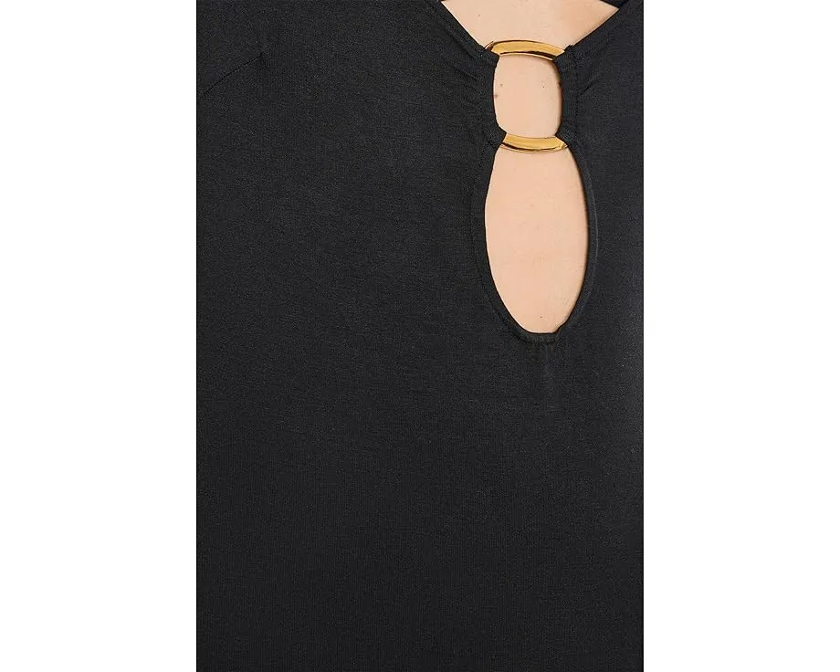 Туника BECCA Beach To Bbq с золотой пряжкой и длинными рукавами