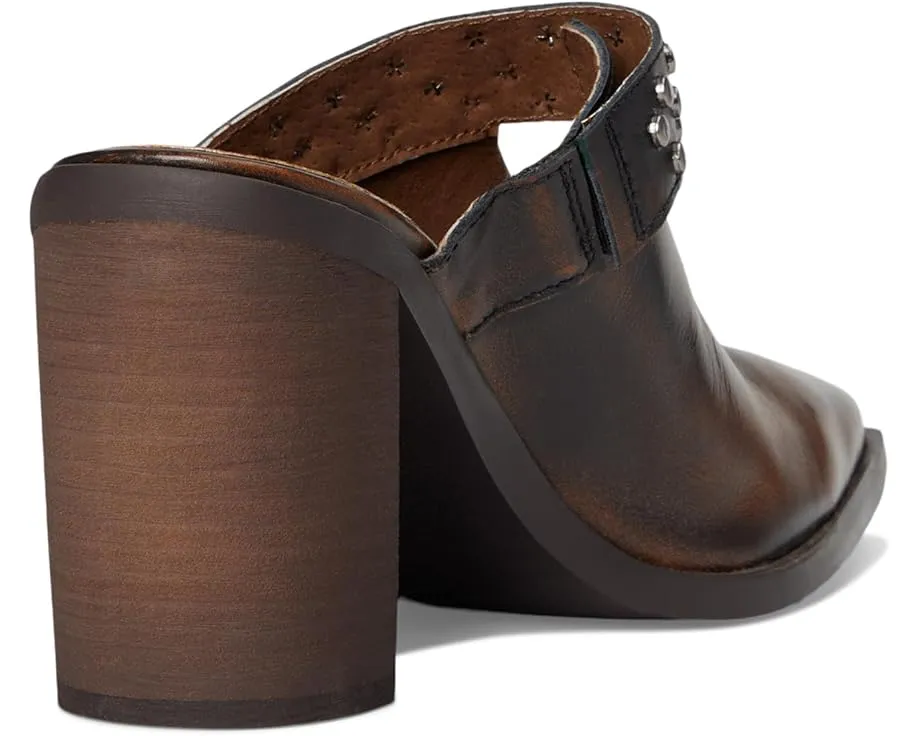 Мюли Corral Boots Lady Studs с состаренной кожей и каблуком 3 дюйма