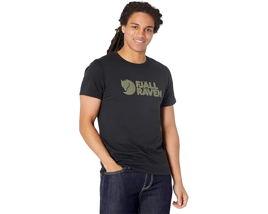 Футболка Fjällräven Logo из органического хлопка и переработанного полиэстера