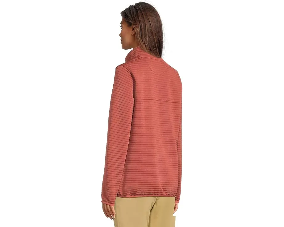 Свитшот L.L.Bean Airlight Knit с застежкой на кнопки и карманом кенгуру