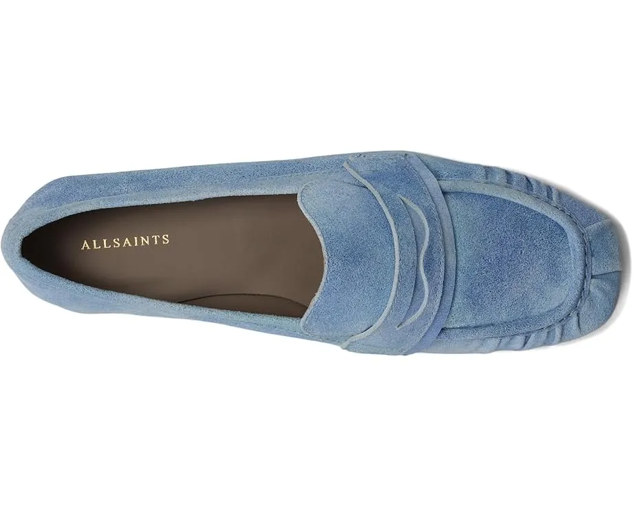 AllSaints Лоферы Sapphire из замши с пенни-кипером