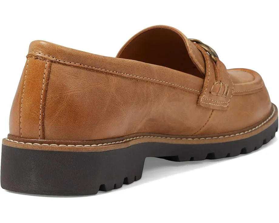 Лоферы Comfortiva Linz из кожи с цепочкой и квадратным каблуком