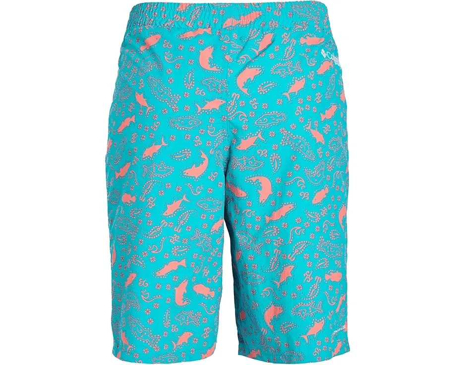 Детские шорты Columbia Kids PFG Super Backcast II с принтами и быстрым высыханием